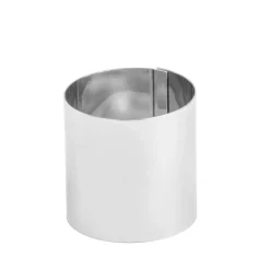 CASA Damier Anillo Para Tarta Juego De 4 Plateado| Moldes