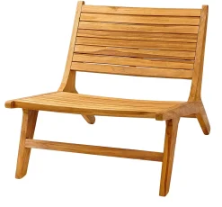 CASA Darma Silla Lounge Natural| Sillas Lounge