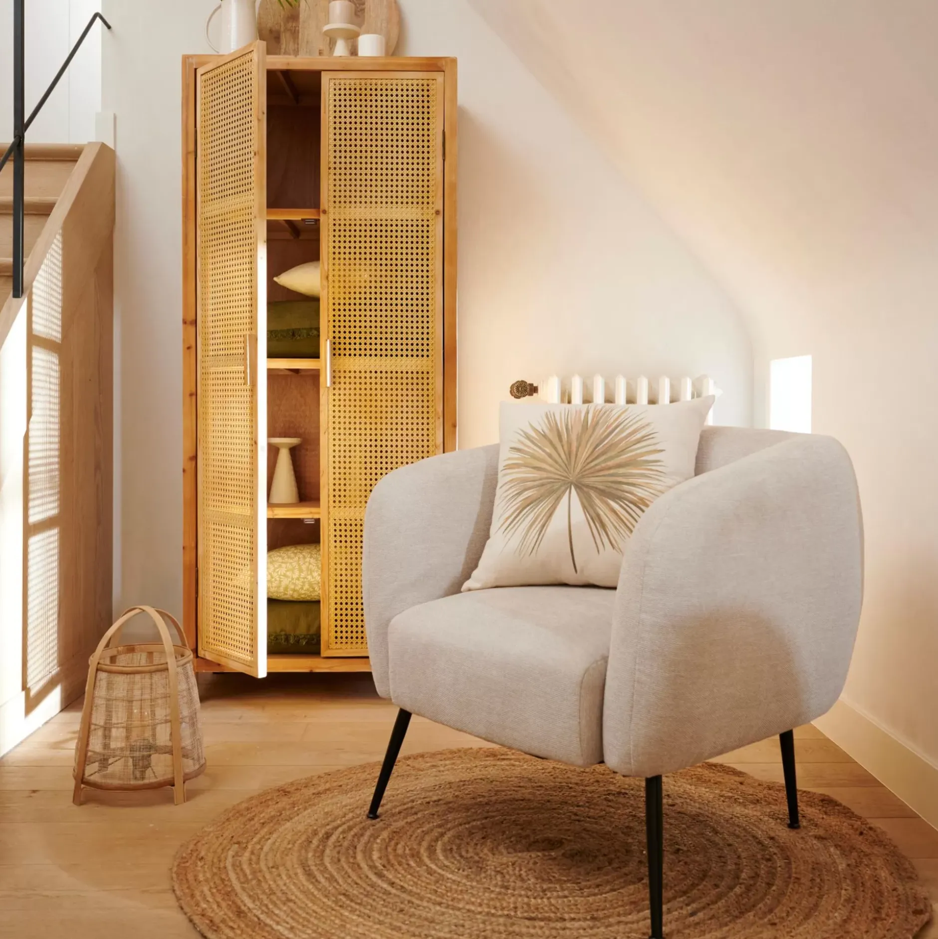 CASA Davi Butaca Color Hueso| Sillones