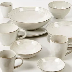 CASA Earth Marl Plato Llano Crema| Platos