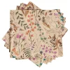 CASA Eco Dried Flower Paquete De 20 Servilletas Multicolor| Servilletas