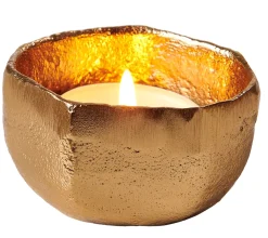 CASA Erba Soporte Para Vela Pequena Dorado| Soprortes Para Velitas