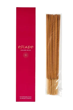 CASA Escape Golden Bliss Incienso 30 Palillos Burdeos| Articulos Aromáticos