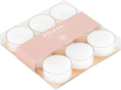 CASA Escape Indian Inspiration Velas Perfumadas Juego De 9 Beis| Velas Perfumadas