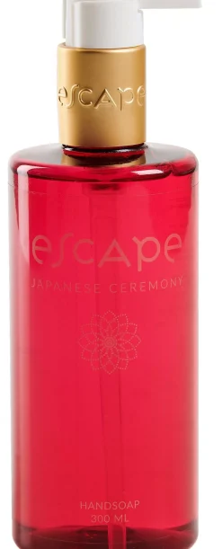 CASA Escape Japanese Ceremony Jabon De Mano En Dispensador Rojo| Tratamiento Corporal