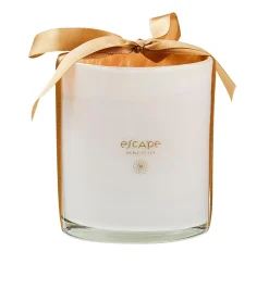 CASA Escape World Goa Vela Perfumada En Vaso Blanco, Color Rosa Viejo| Velas