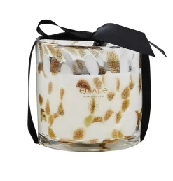 CASA Escape World Of Goa Vela Perfumada En Vaso Blanco, Dorado, Multicolor| Velas