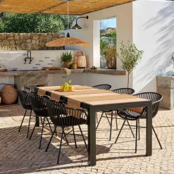 CASA Ethan & Loic Conjunto De Jardín Negro| Conjuntos De Jardín