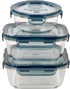 CASA Evolution Fuente De Horno Con Tapa Gris, Transparente| Fuentes De Horno