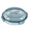 CASA Evolution Fuente Para Horno Con Tapa Gris, Transparente| Fuentes De Horno