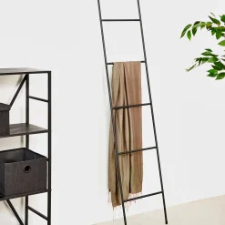 CASA Ferro Escalera Decorativa Negro| Muebles De Baño