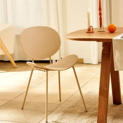 CASA Finn Silla De Comedor Beis| Sillas De Comedor