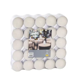 CASA Flame Velas Pequenas Juego De 75 Blanco| Velas
