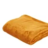 CASA Flanella Manta Amarillo Oscuro| Mantas
