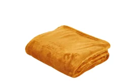 CASA Flanella Manta Amarillo Oscuro| Mantas