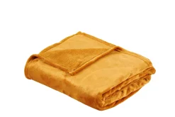 CASA Flanella Manta Amarillo Oscuro| Mantas