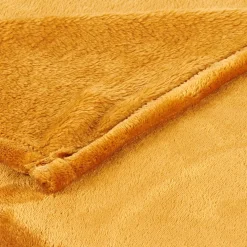 CASA Flanella Manta Amarillo Oscuro| Mantas