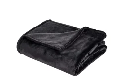 CASA Flanella Manta Gris Oscuro| Mantas
