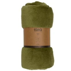 CASA Flanella Manta Verde| Mantas