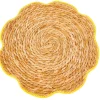CASA Flower Mantel Individual Amarillo Amarillo| Manteles Individuales