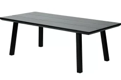CASA Formax Mesa De Jardín Con Patas Negro| Mesas De Jardín