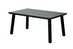 CASA Formax Mesa De Jardín Con Patas Negro| Mesas De Jardín