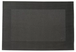 CASA Frame Mantel Individual Negro| Manteles Individuales