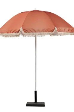 CASA Franja Parasol Sin Pie De Sombrilla Naranja| Parasoles