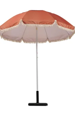 CASA Franja Parasol Sin Pie De Sombrilla Naranja| Parasoles