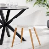 CASA Fray Sillas De Comedor Blanco/Natural| Sillas De Jardín