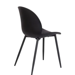 CASA Freya Silla De Comedor Negro| Sillas De Comedor