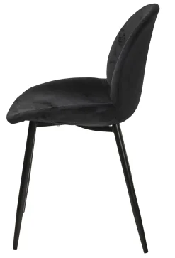 CASA Freyo Silla De Comedor Negro| Sillas De Comedor