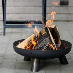 CASA Fuego Cuenco De Fuego Negro| Barbacoa