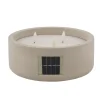 CASA Fuego Vela Led Solar Gris Claro| Velas Led