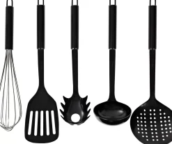 CASA Fumo Cuchara Para Espaguetis Negro| Instrumentos De Cocina