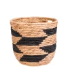 CASA Guatemala Cesta Negro, Natural| Cestas De Almacenaje
