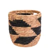 CASA Guatemala Cesta Negro, Natural| Cestas De Almacenaje