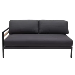 CASA Hanna Lounge Banco Negro| Conjuntos Lounge