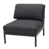 CASA Hanna Lounge Butaca Negro| Conjuntos Lounge
