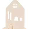 CASA Home Soporte Para Vela Pequena Blanco, Natural| Soprortes Para Velitas