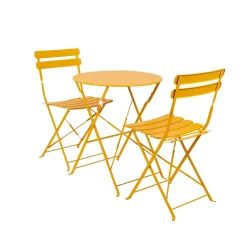 CASA Imperial Silla Amarillo| Sillas De Jardín