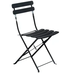 CASA Imperial Silla Plegable Negro| Sillas De Jardín