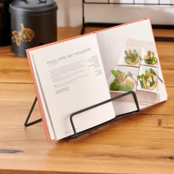 CASA Industria Atril De Cocina Negro| Accesorios De Cocina