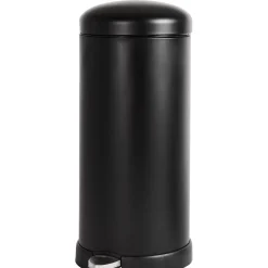 CASA Industria Cubo De Pedal 27 L Negro| Cubos De Basura