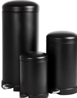 CASA Industria Cubo De Pedal 27 L Negro| Cubos De Basura