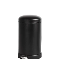 CASA Industria Cubo De Pedal 12 L Negro| Cubos De Basura
