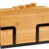 CASA Industria J/Tablas Para Cortar En Soporte Negro, Natural| Tablas De Cortar