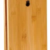 CASA Industria Tablas De Pan Con Soporte Negro, Natural| Tablas De Cortar