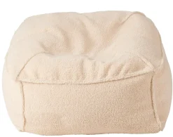 CASA Jacki Tejido Teddy Blanco| Pufs