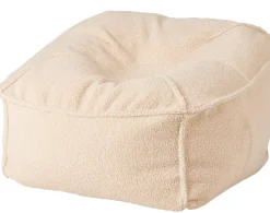 CASA Jacki Tejido Teddy Blanco| Pufs